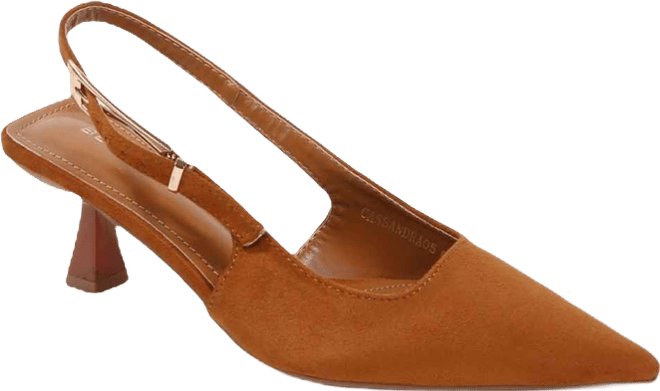 Women's Cassandra Faux Suede Kitten Heels