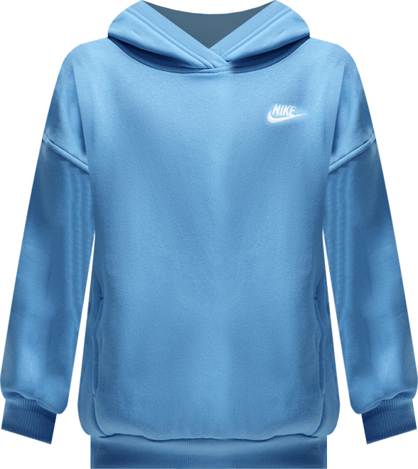 Nike Sportswear Club Fleece Sudadera con gorro sin cierre oversized para niños talla grande