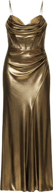 Petite Sleeveless Spaghetti Strap Long Dress