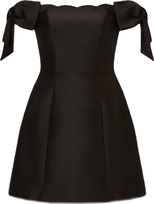 Women's Off-The-Shoulder Bow-Sleeve Dress