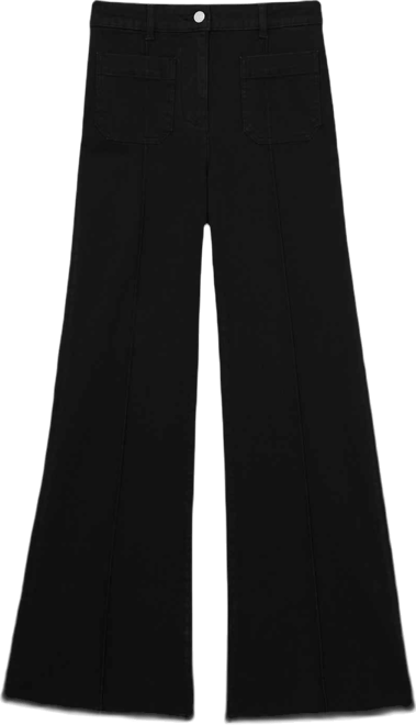 Women's Sakura Patch-Pocket Flare-Leg Jeans