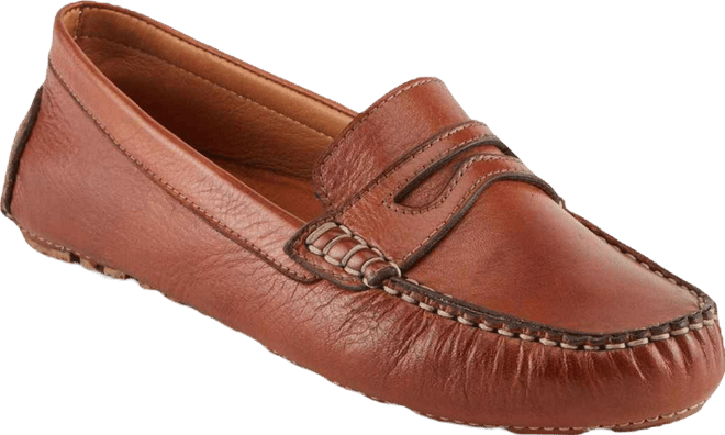 Audette Leather Moccasins with Removable Insole and Penny Keeper