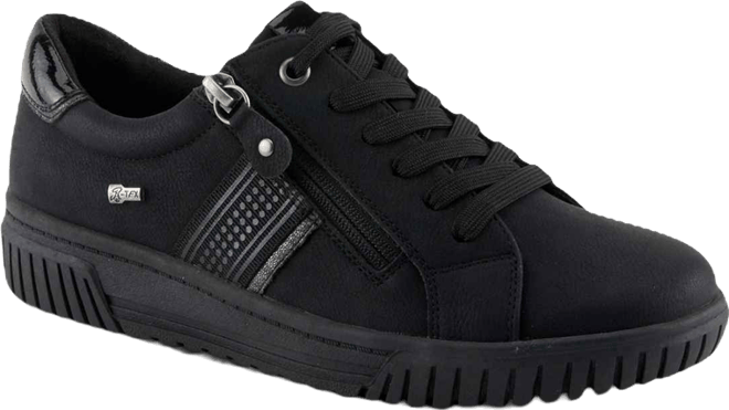 Jamia Relife Water-Resistant Sneakers with Dual Zipper Closure and Shock-Absorbing Sole