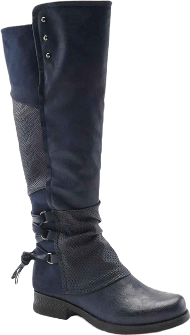 Women's Maxie Back Lace Detail Faux Fur Lined Tall Boot