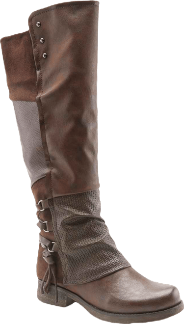 Women's Maxie Back Lace Detail Faux Fur Lined Tall Boot