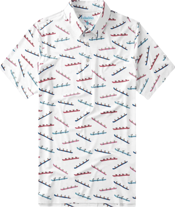 Men's The Blue Bird Shot Ski Day Performance Polo Shirt