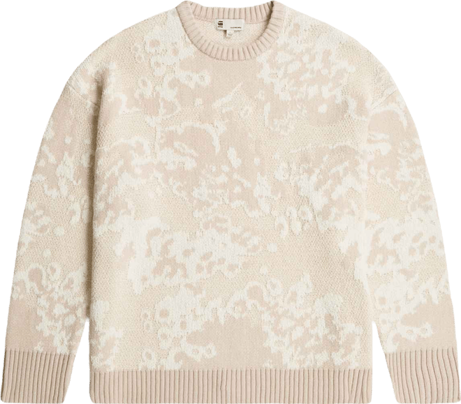 Men's Camo Jacquard Knit Sweater