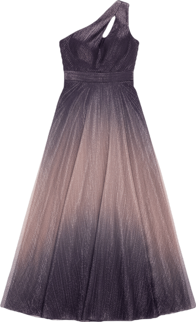 Women's One-Shoulder Crinkle Dress