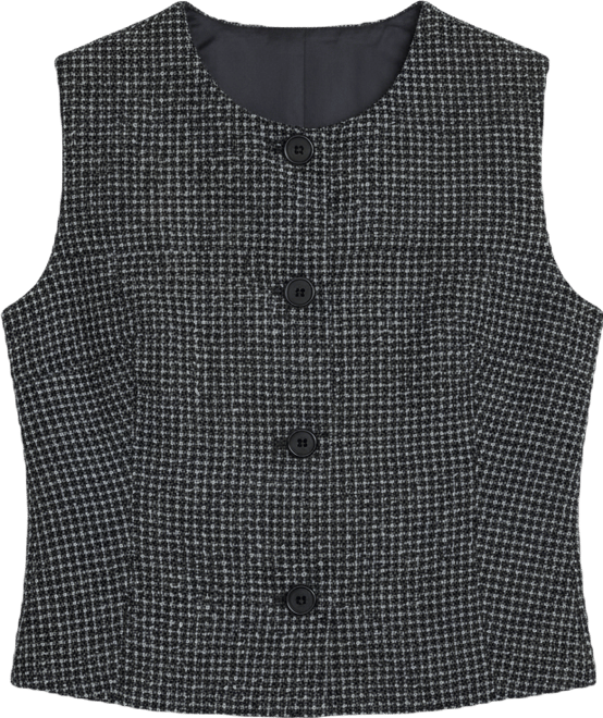 Women's Button-Front Vest Top