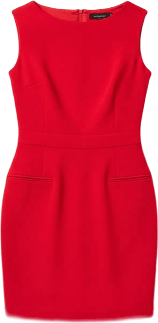Women's Boat Neck Sleeveless Mini Dress