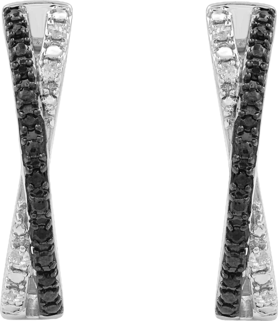 Diamond Earrings (1/6 ct. t.w.) in Sterling Silver