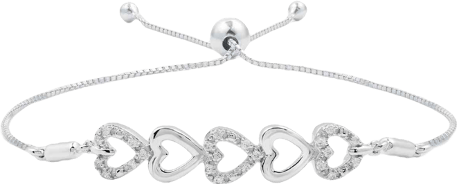 Diamond Bracelet (1/6 ct. t.w.) in Sterling Silver