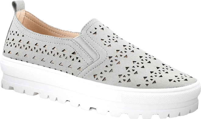 Women's Angelita Geometric Cutout Slip-On Platform Athleisure Shoes