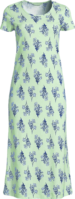 Women's Cotton Short Sleeve Midcalf Nightgown