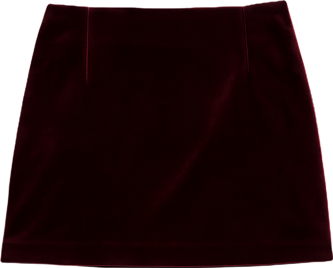 Women's Cindi Stretch Velvet Skirt