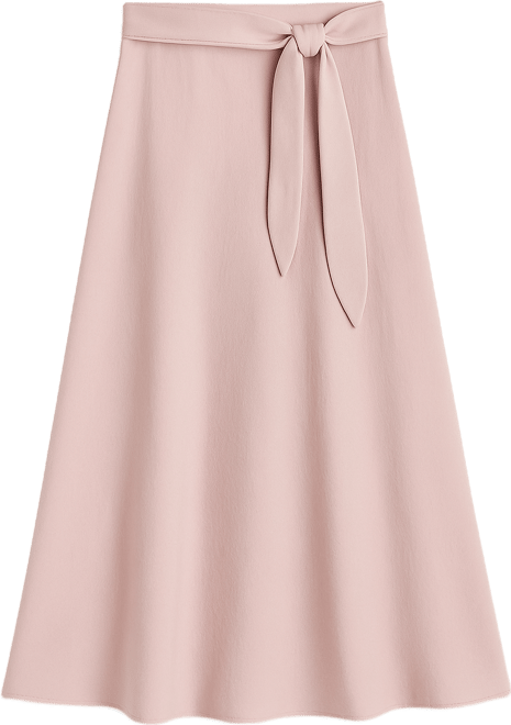 Women's Maxi Skirt with Bow Tie