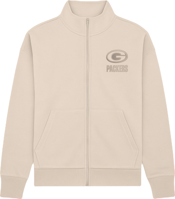 Women's Tan Green Bay Packers Rookie Full-Zip Hoodie
