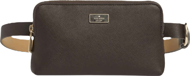 Women's Zip Embossed Logo Belt Bag