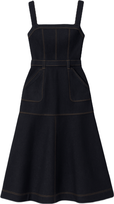 Women's Denim Midi Dress