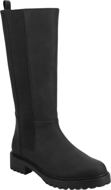 Women's Brandi Lug Sole Wide Calf Knee High Boots