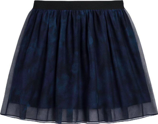 Nightfall Double Layer Mesh Mini Skirt