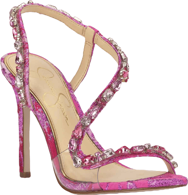 Women's Jaycin Barely-There Rhinestone Evening Sandals