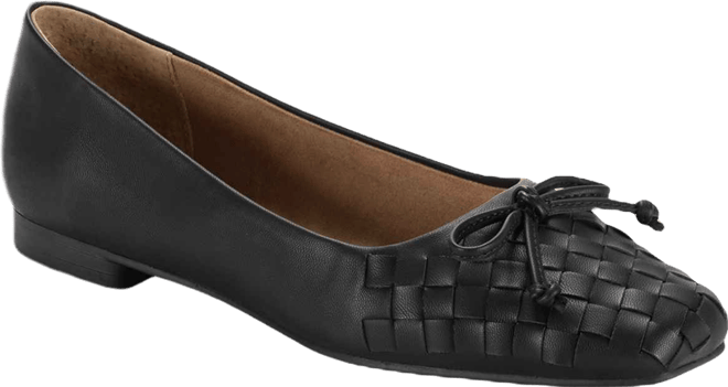 Women's Baileyy Woven Snip Toe Ballet Flats, Exclusively at Macy's