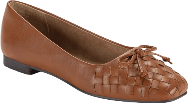 Women's Baileyy Woven Snip Toe Ballet Flats, Exclusively at Macy's