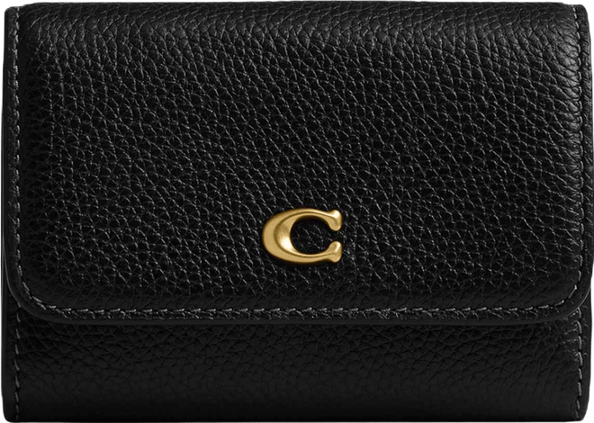 Women's Polished Essential Flap Card Case