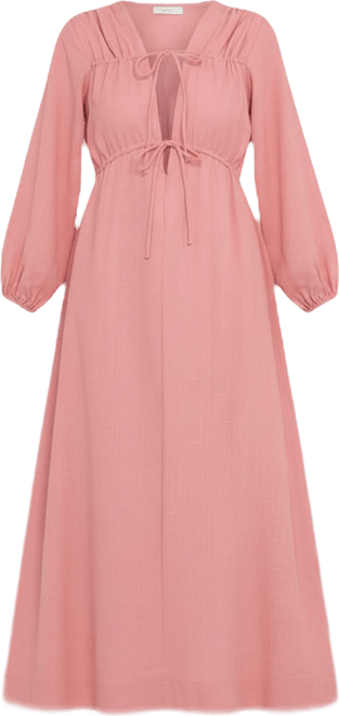 Women's Riven Long Sleeve Maxi Dress