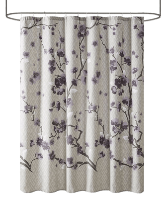 Madison Park Isabella Cotton Shower Curtain, How To Use A Cloth Shower Curtain
