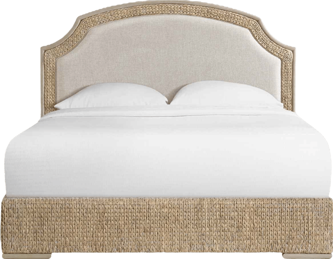 63" Sirena Wood King Upholstered Bed