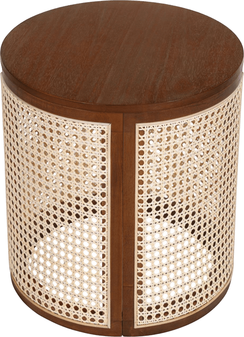 ` 15.7" Wood Easy Assembly Side Table 15.7" Wood Easy Assembly Side Table