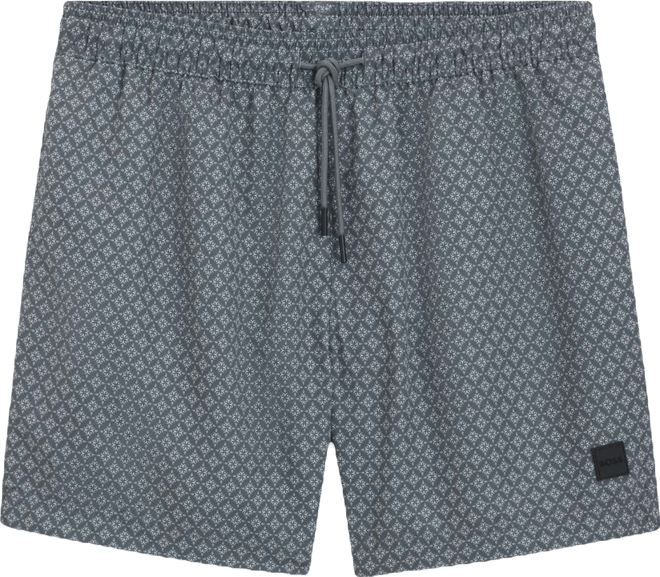 Boss by  Men's Drawstring Printed Swimsuit