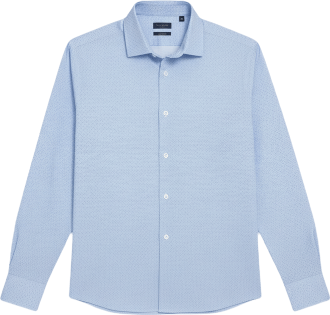 Men's Plaid Long-Sleeve Dress Shirt