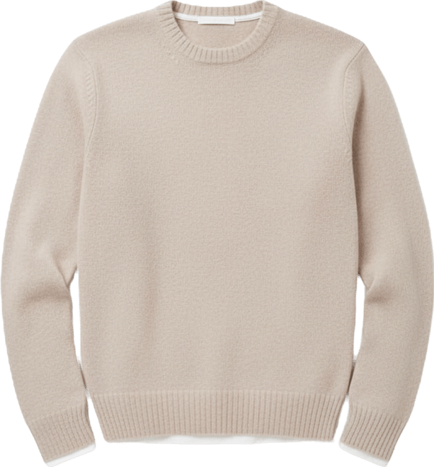 Men's Knitted Wool Blend Sweater