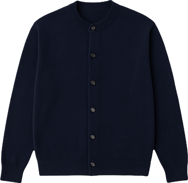 Men's Extra-Fine Wool Buttons Cardigan