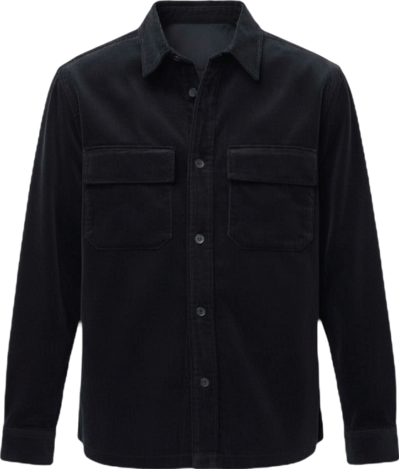 Men's Corduroy Pockets Overshirt