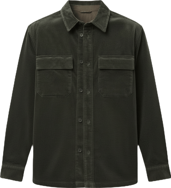 Men's Corduroy Pockets Overshirt