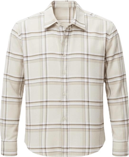 Men's Cotton Flannel Check Overshirt