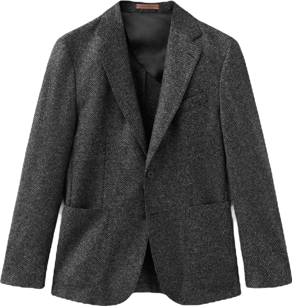 Men's Slim Fit Wool Blend Blazer