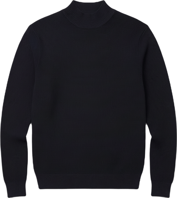 Men's Structured Perkins-Neck Sweater
