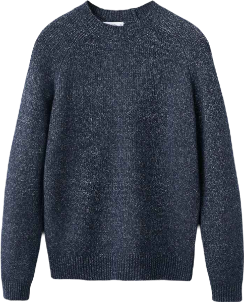 Men's Fine-Knit Wool-Blend Sweater