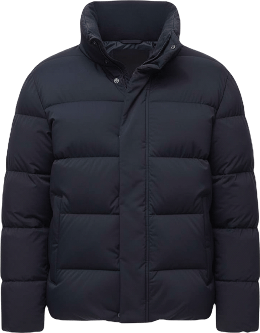 Men's Short Puffer Water-Repellent Anorak