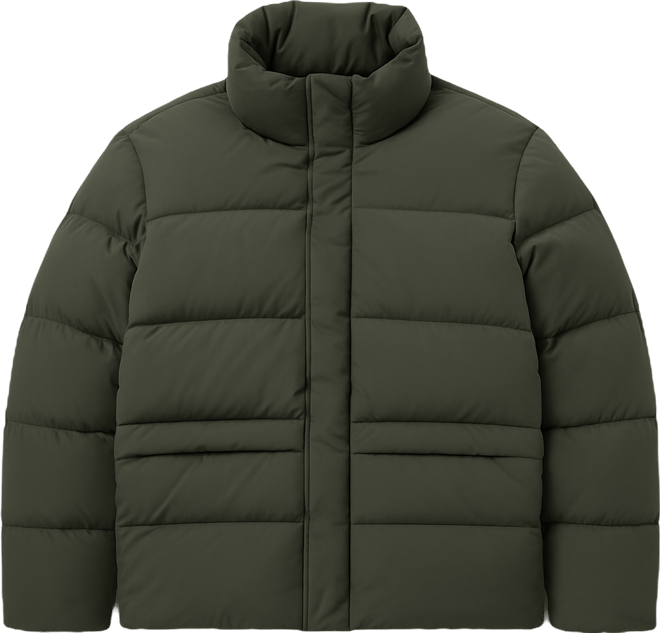 Men's Short Puffer Water-Repellent Anorak