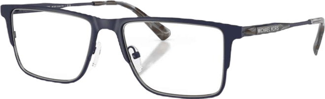 Men's Square Hidden Hills Eyeglasses, MK3097