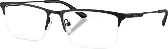 Men's Square Eyeglasses, EA1177