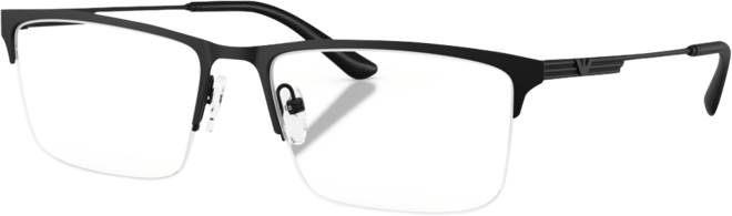 Men's Square Eyeglasses, EA1177