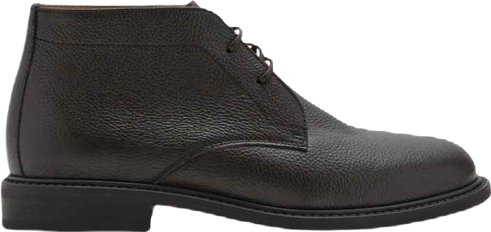 Men's Lace-Up Leather Ankle Boots