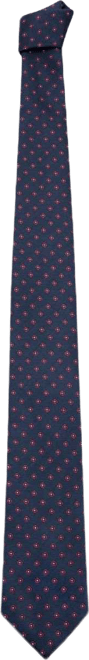 Men's Flower Patterned Silk Tie